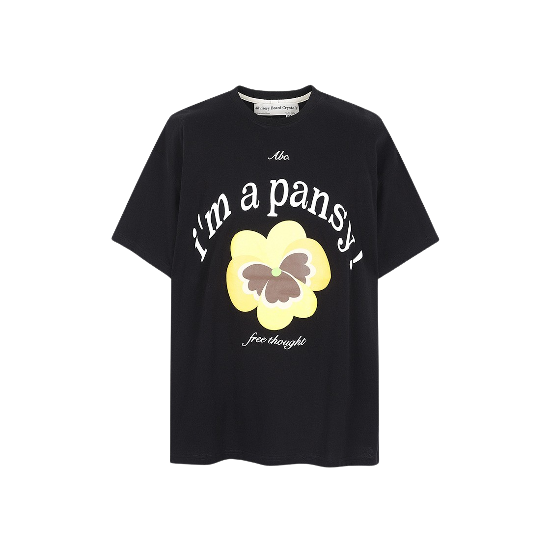 어드바이저리 보드 크리스탈 팬지 숏슬리브 티셔츠 블랙(Advisory Board Crystals Pansy SS T-Shirt Black)