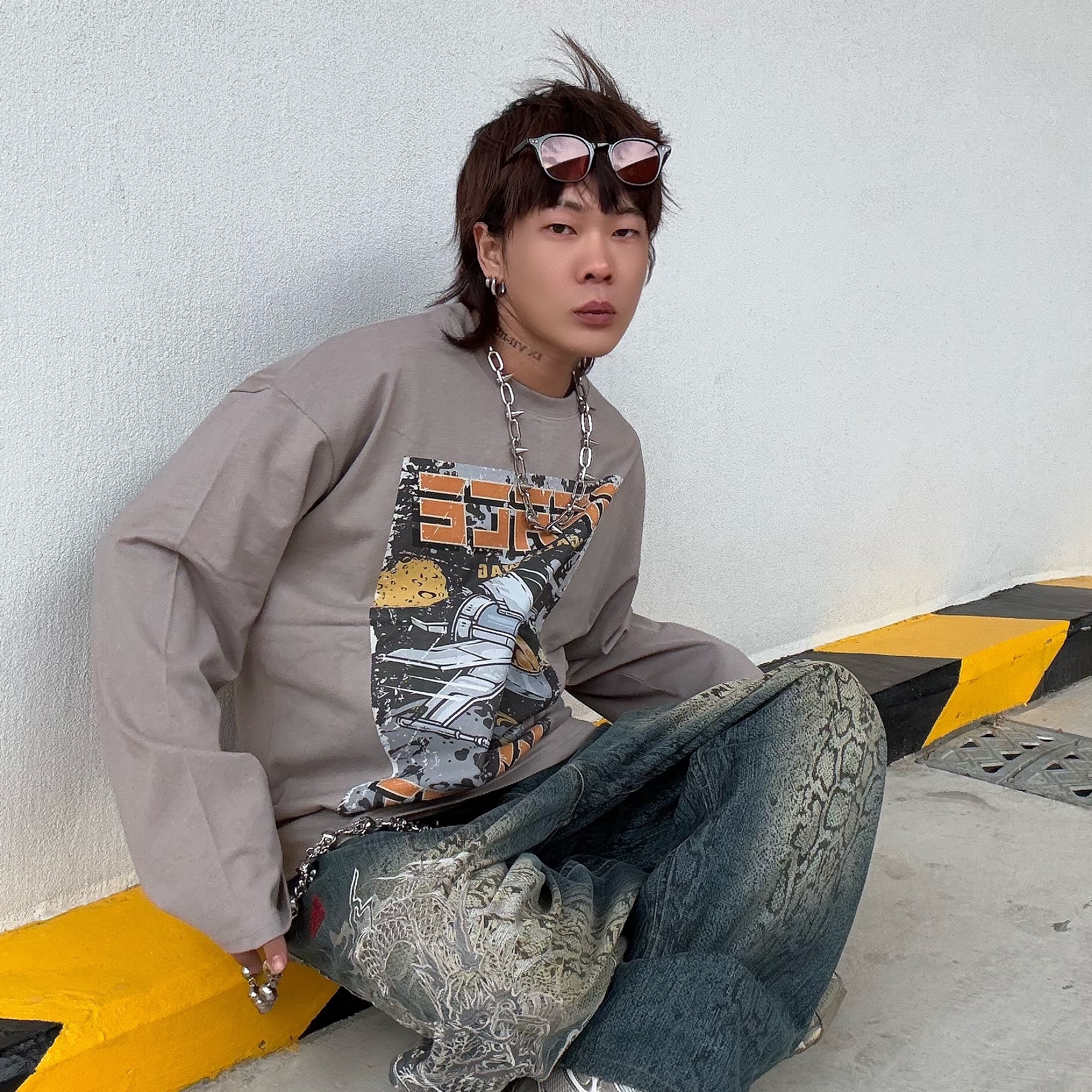 Adidas x BAPE Forum 84 Low Green Camo 착용 스타일 - 2
