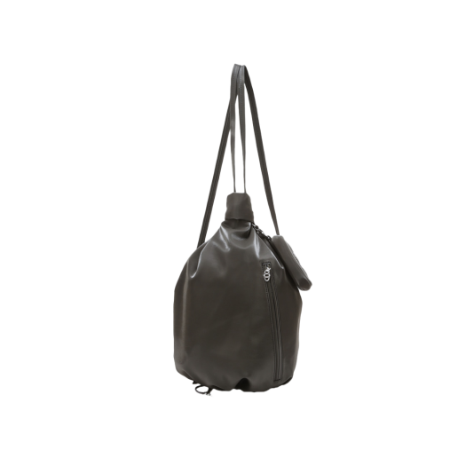 AABA5E130G2 Athe Vanessabruno Glossy Shoulder And Backpack M Grey