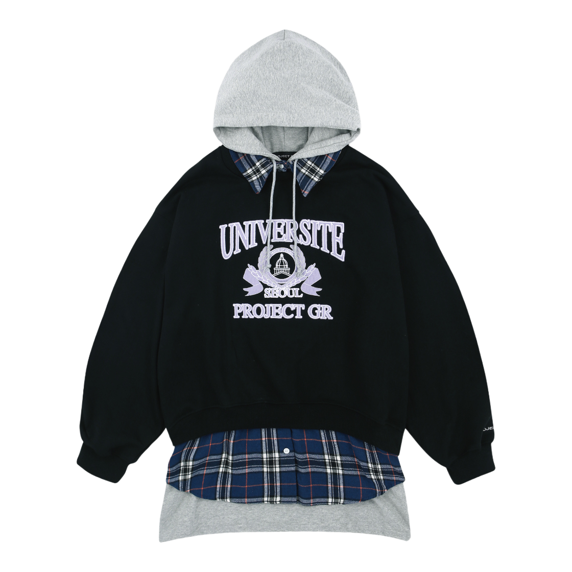 ★韓国の人気★【Project G/R】★3 LAYERED SWEATSHIR.T★ Project G/R 3 Layered STYLE | KREAM