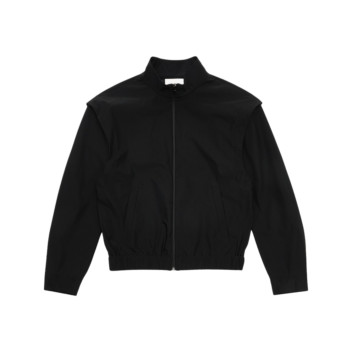 KM4BOTBAM01BK Amomento High Neck Detachable Sleeve Jumper Black