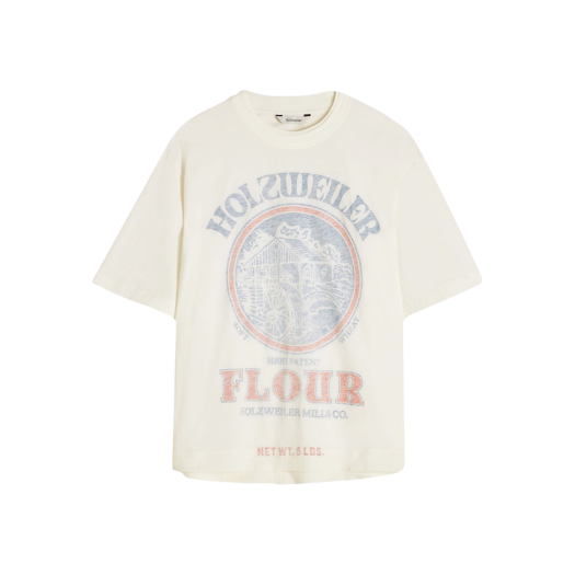 【OVERDUEFLAIR】of logo t-shirt_white 오버듀플레어 오버듀 박시 티 아이보리 | OVERDUE FLAIR | KREAM