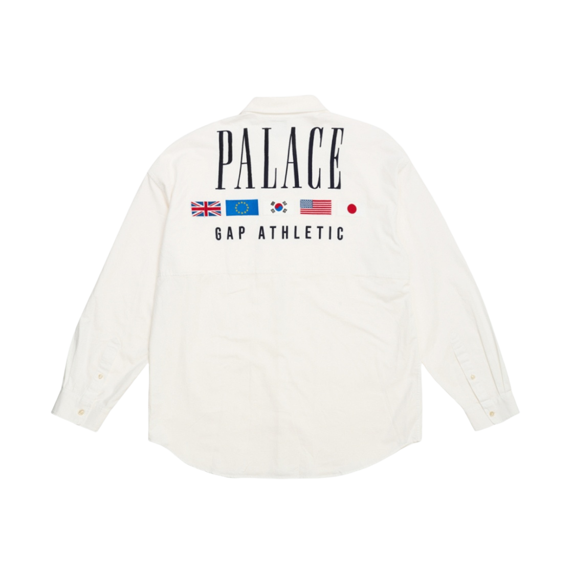 PALACE x Gap Oxford Drop Shoulder White