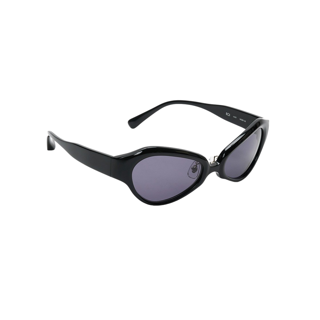 DL242ET001BK Double Lovers X Ajobyajo Roi Sunglasses Black - 대표 이미지 #1