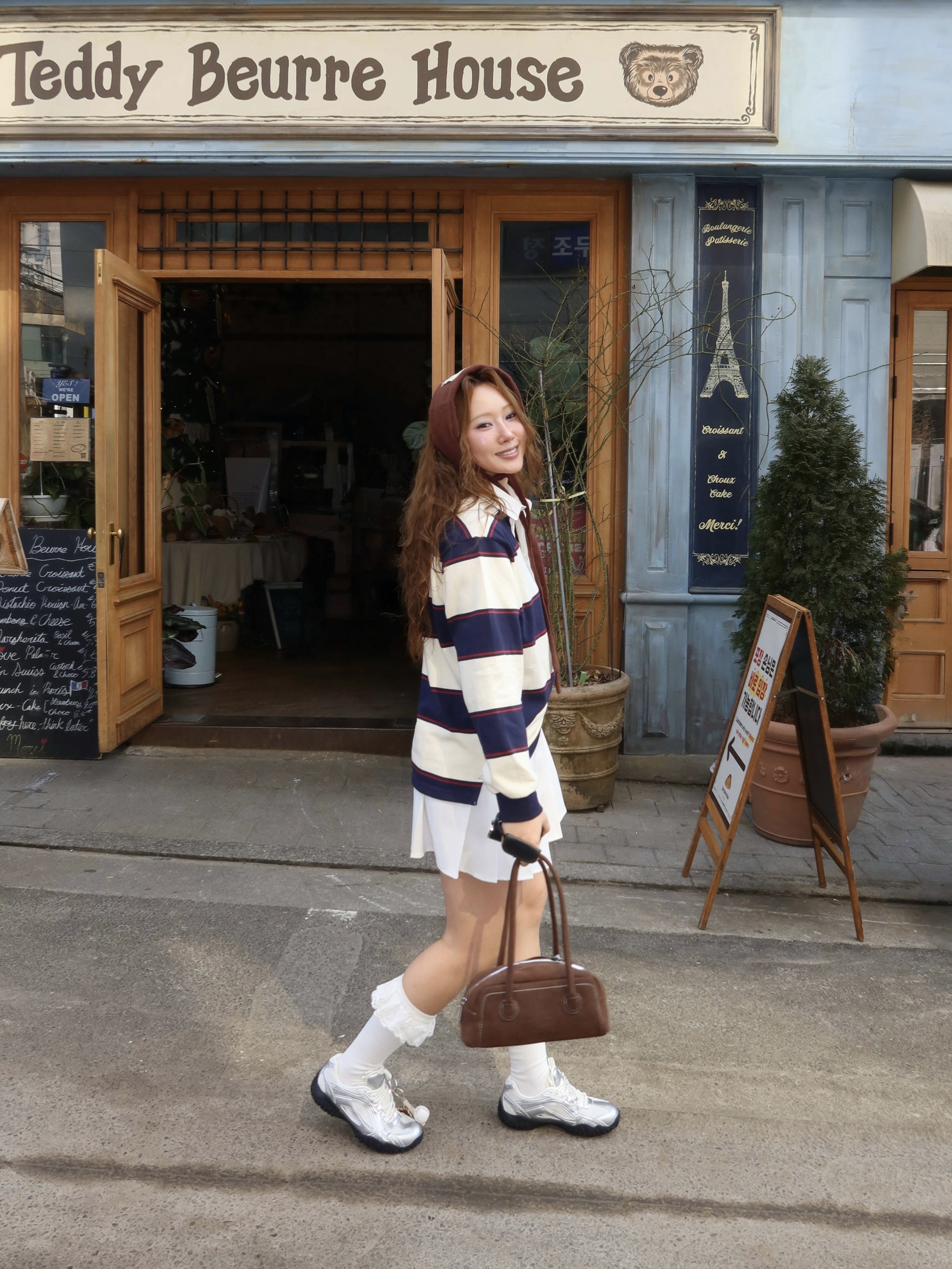 [6% 적립] FILA Echappe Ms Silvermoon 착용 스타일 - 3