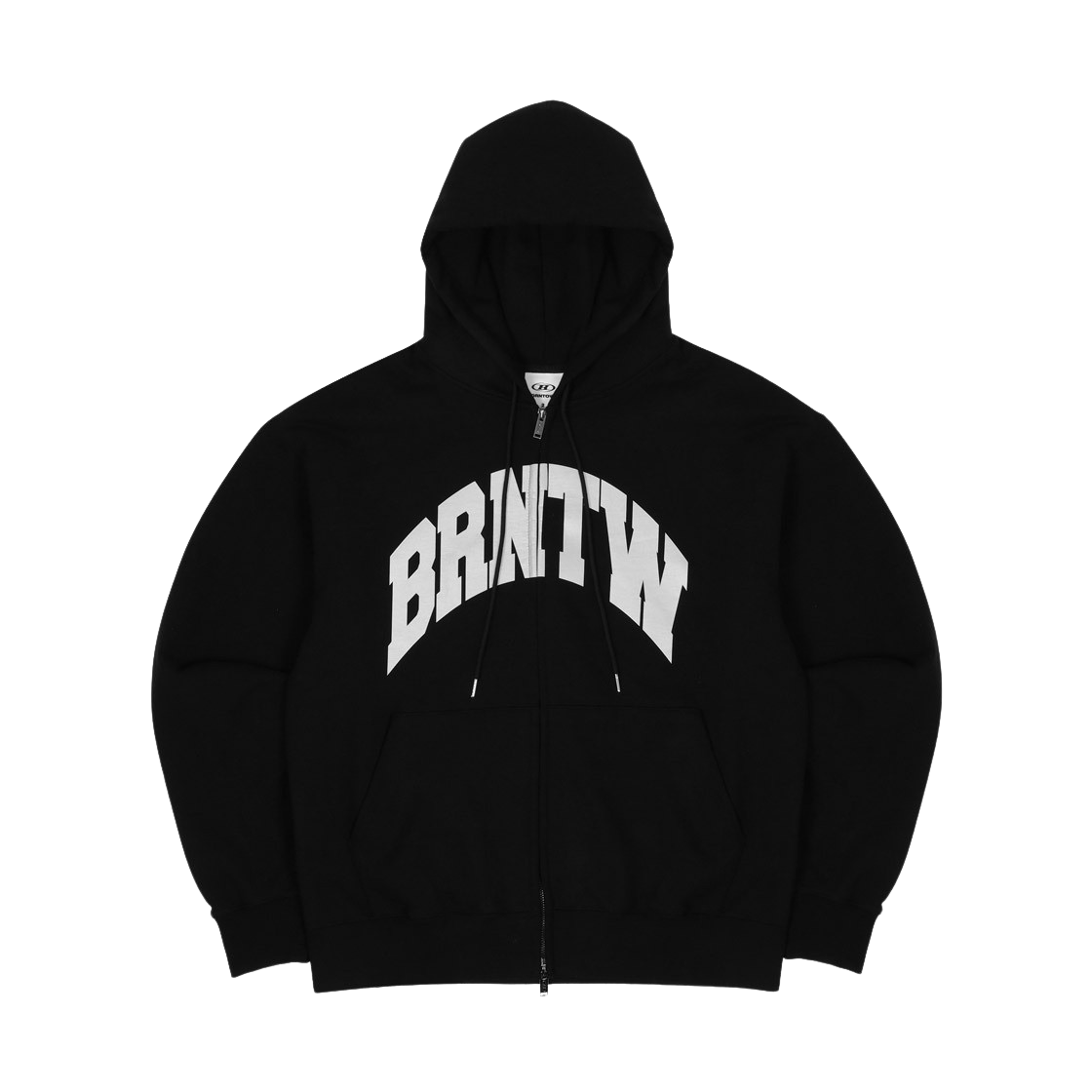 본투윈 BRNTW 리플렉트 집업 후디 블랙