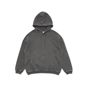 Amomento Garment Dyed Hoodie Charcoal