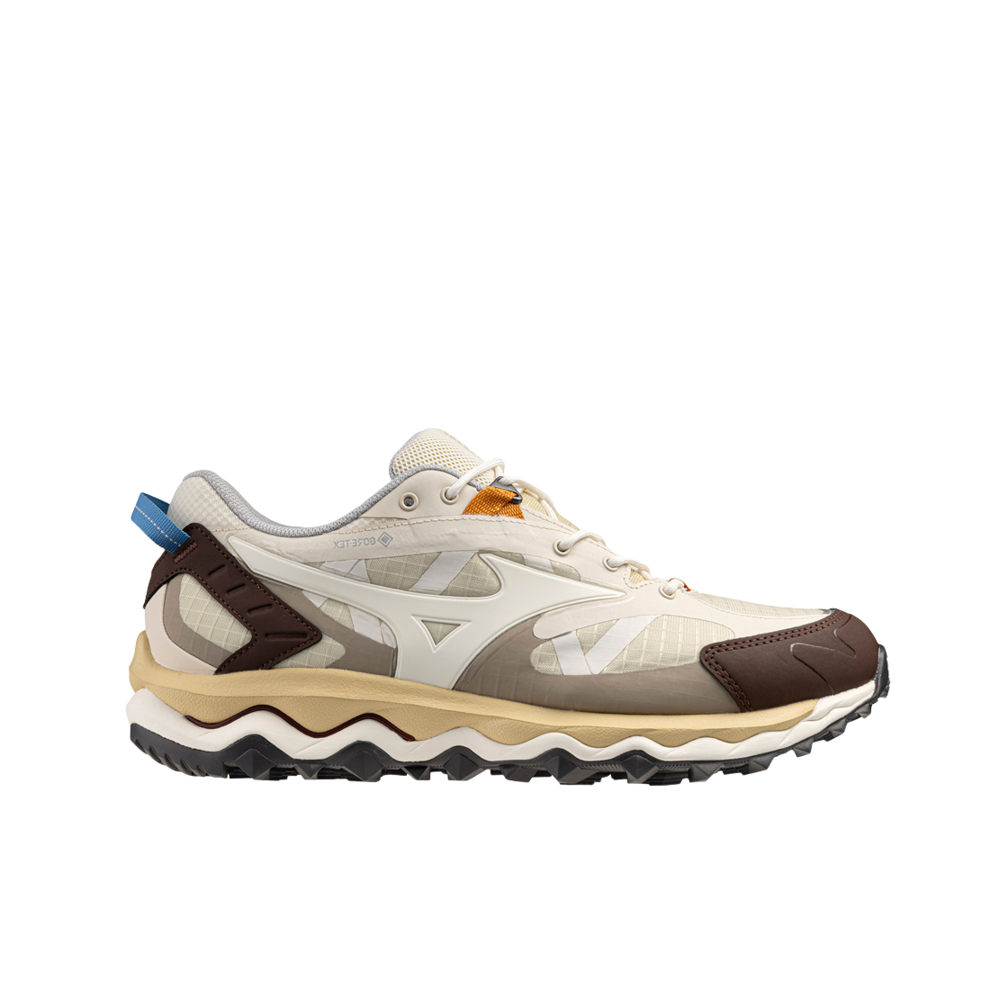 D1GA237306 Mizuno Wave Mujin TL GTX Summer Sand Pristine Chicory Coffee
