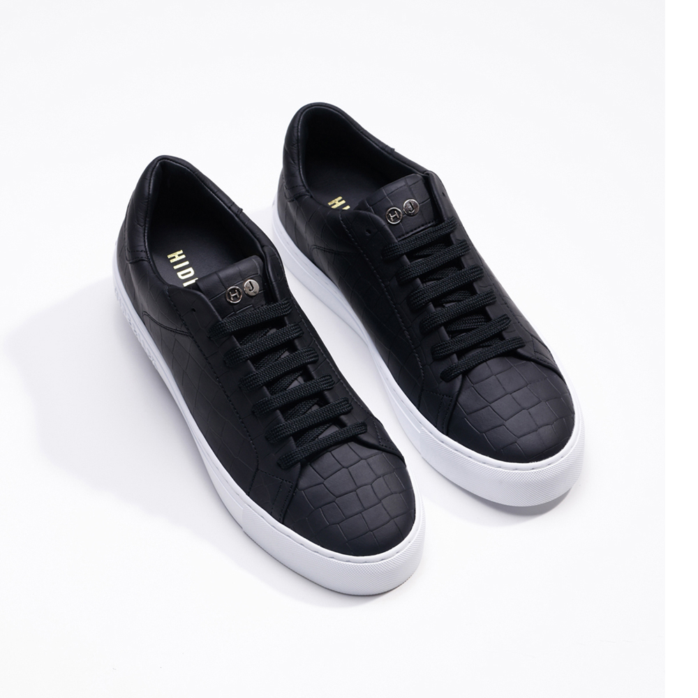 하이드앤잭 에센스 크로코 스니커즈 블랙(Hide&Jack Essence Croco Line Sneakers Black) - 3