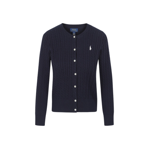 KW4AKNCRL35NY [20%적립] Polo Ralph Lauren Children Mini Cable Cotton Cardigan Hunter Navy