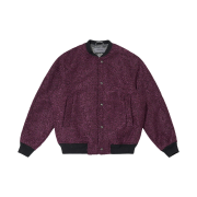 BY RANG Wool Blend Snap Jacket Purple