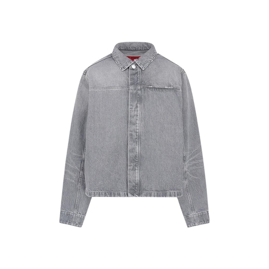 032c 어트리션 데님 자켓 워시드 그레이(032c Attrition Denim Jacket Washed Grey)