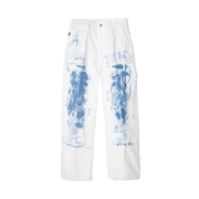 Birthdaysuit Painted Carpenter Pants White