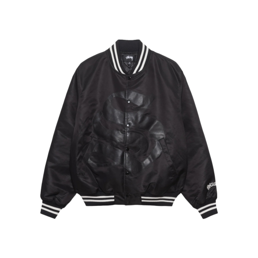 스투시 시퀸 사틴 자켓 블랙 | Stussy | KREAM 스투시 시퀸 사틴 자켓 블랙 | Stussy | KREAM