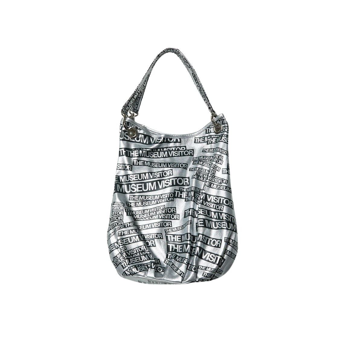 ◆THE MUSEUM VISITOR◆ THE MUSEUM VISITOR LOGO PRINTED TOTEB THE MUSEUM VISITOR LOGO PRINTED TOTEBAG (BLACK) : THE MUSEUM
