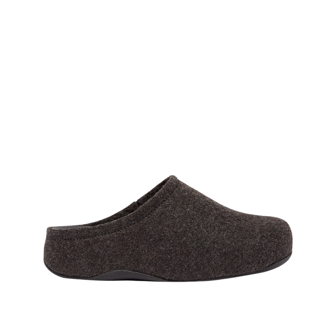FFSO4F402BK FITFLOP SHUV E01 Cushy Felt Clog Slippers All Black - 대표 이미지 #1