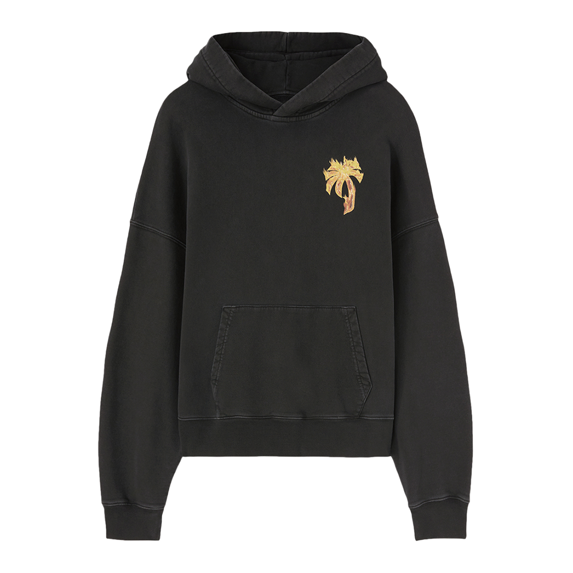 팜엔젤스 버닝 팜 후디 블랙(Palm Angels Burning Palm Hoody BLACK)