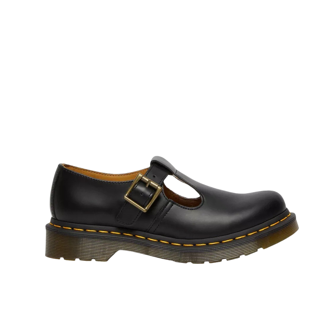 KM4BSOBDR31BK Dr. Martens Women Polley Smooth Black - 대표 이미지 #1