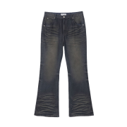 Millo Archive Constructed Flare Jeans Washed Blue