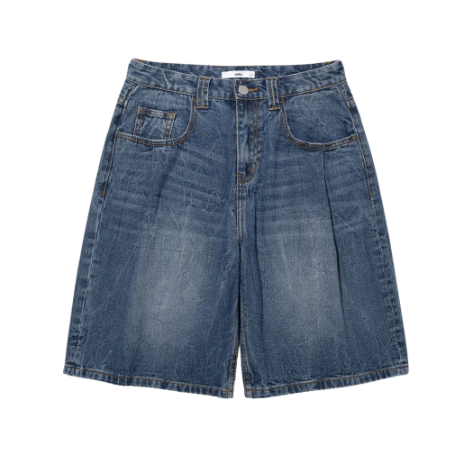 ML196MBU Millo Archive Denim Bermuda Pants Mid Blue