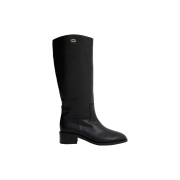 Athe Vanessabruno Leather Classic Long Boots Black