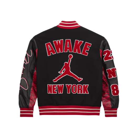 슈프림 베리타스 바시티 자켓 네이비 - 24FW | Supreme | KREAM
