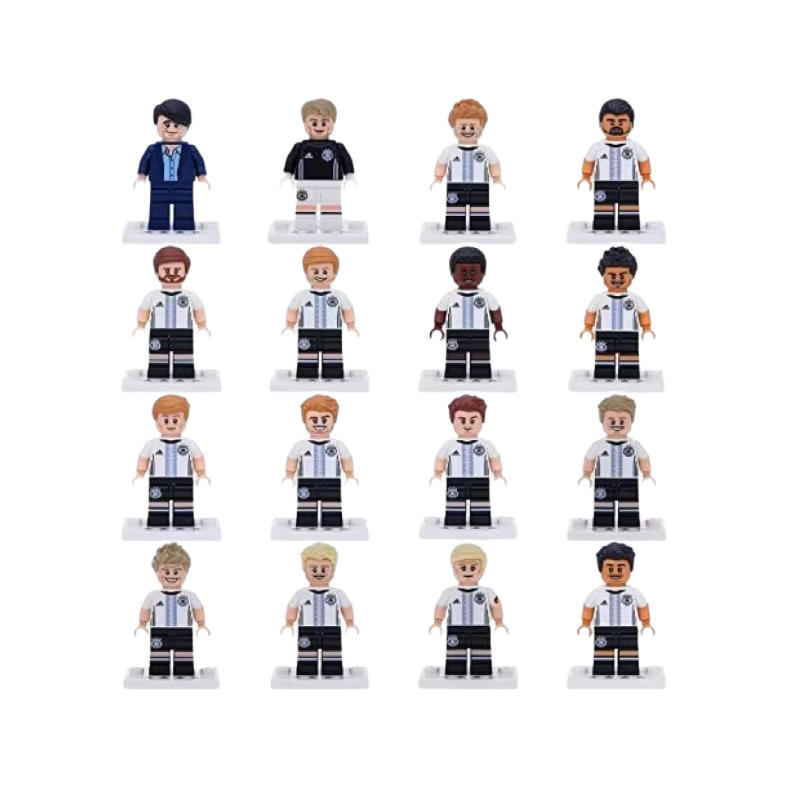 레고 독일 축구대표팀 미니피규어(Lego Germany Soccer Team Minifigure) - 1