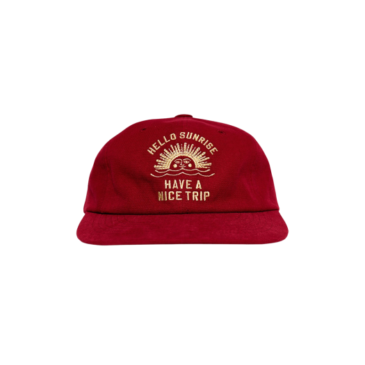 韓国 大人気 [HELLO SUNRISE]WASHED HS ARCH LOGO 6PANEL CAP HELLO SUNRISE Washed HS Arch Logo 6Panel Cap Sky Blue