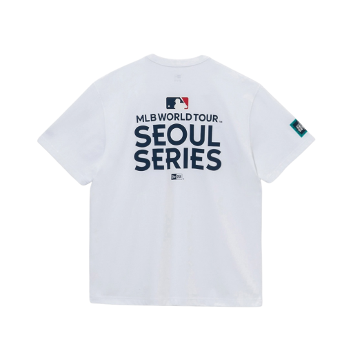 뉴에라 MLB 서울 시리즈 LA 다저스 티셔츠 네이비 | New Era | KREAM