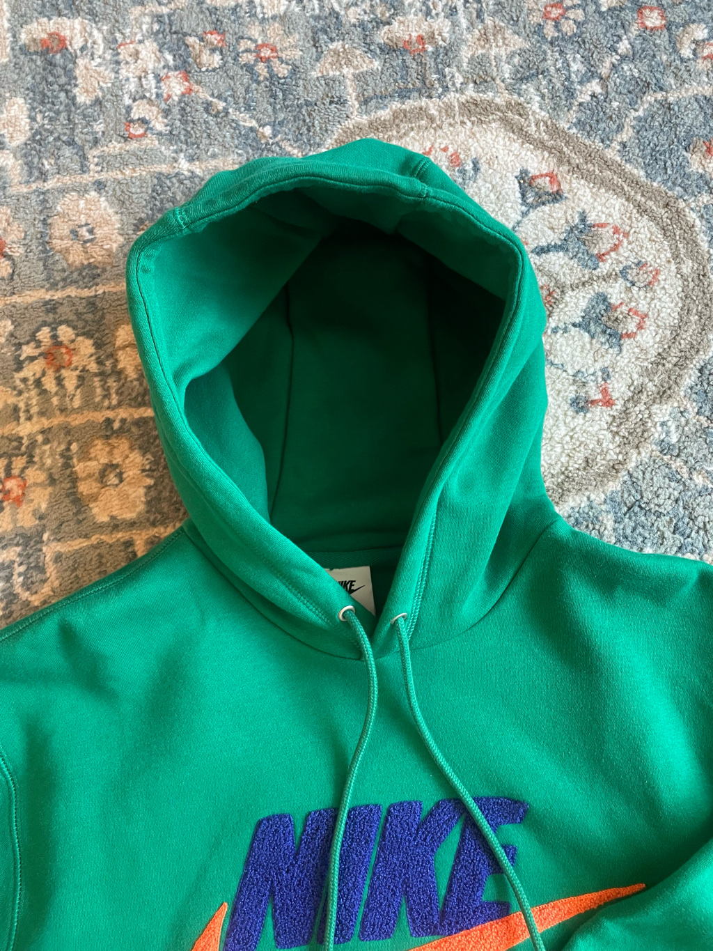 Nike Club Fleece Pullover Hoodie Malachite - Asia 착용 스타일 - 3