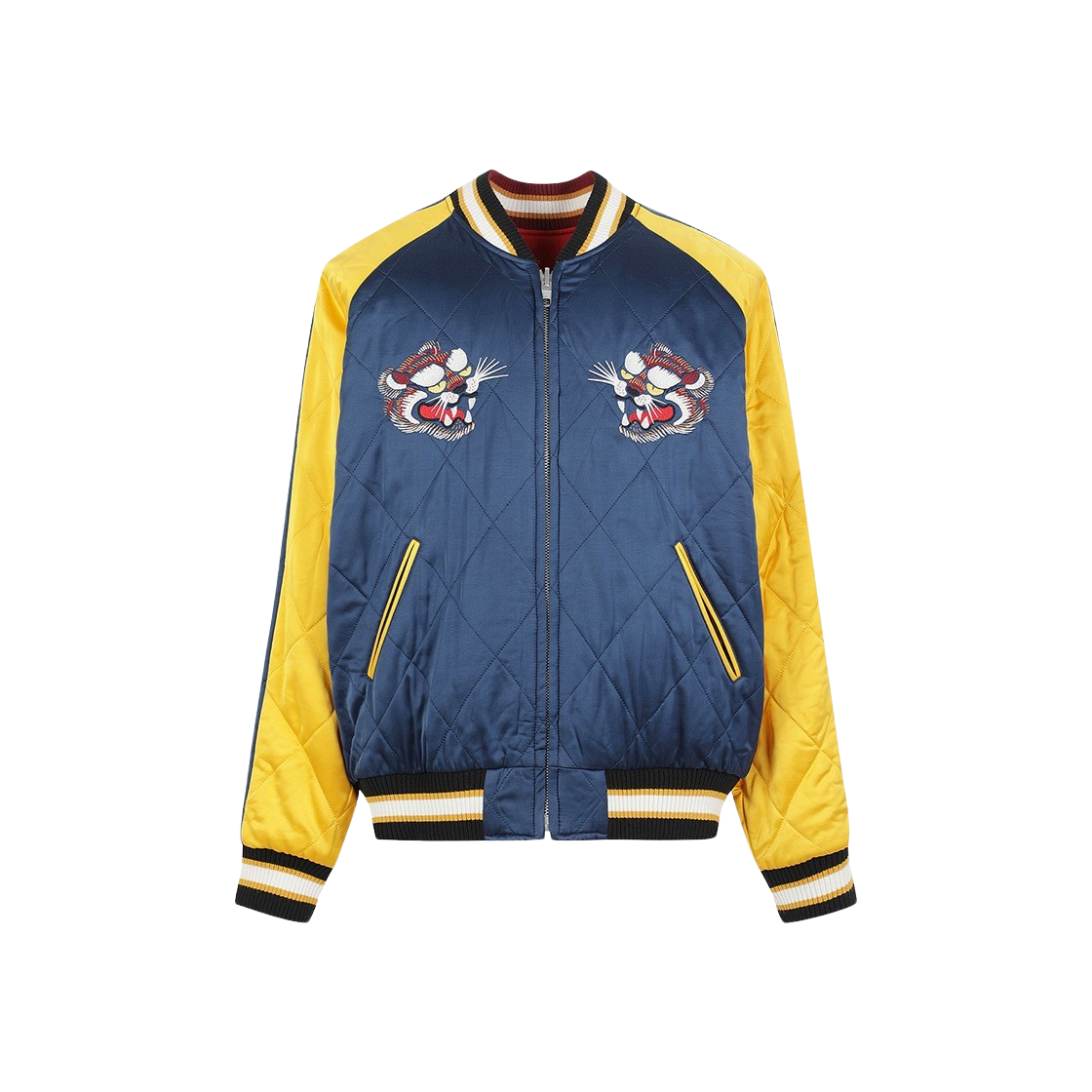 KM4DOTBKZ06NY Kenzo Star Tiger Souvenir Jacket Midnight Blue - 24FW