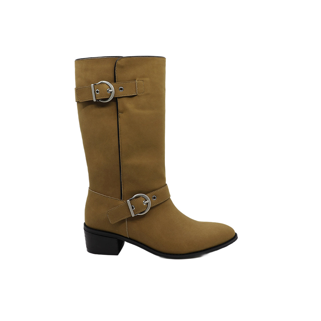 무드나잇 에보니 버클 웨스턴부츠 카멜