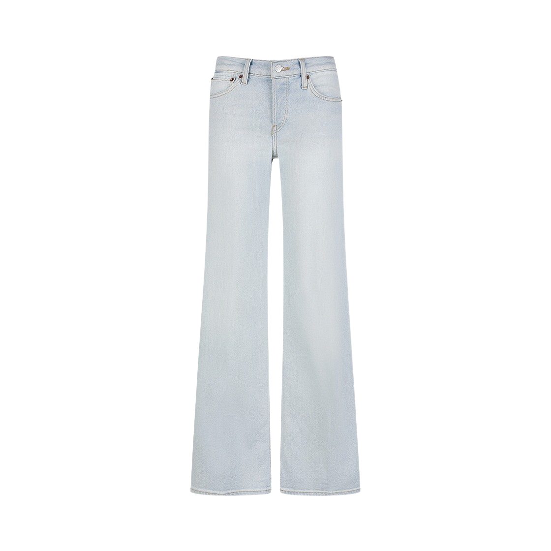 리던 우먼 미드 라이즈 와이드 레그 아쿠아 - 24FW(Re/Done Women Mid Rise Wide Leg Acqua - 24FW)