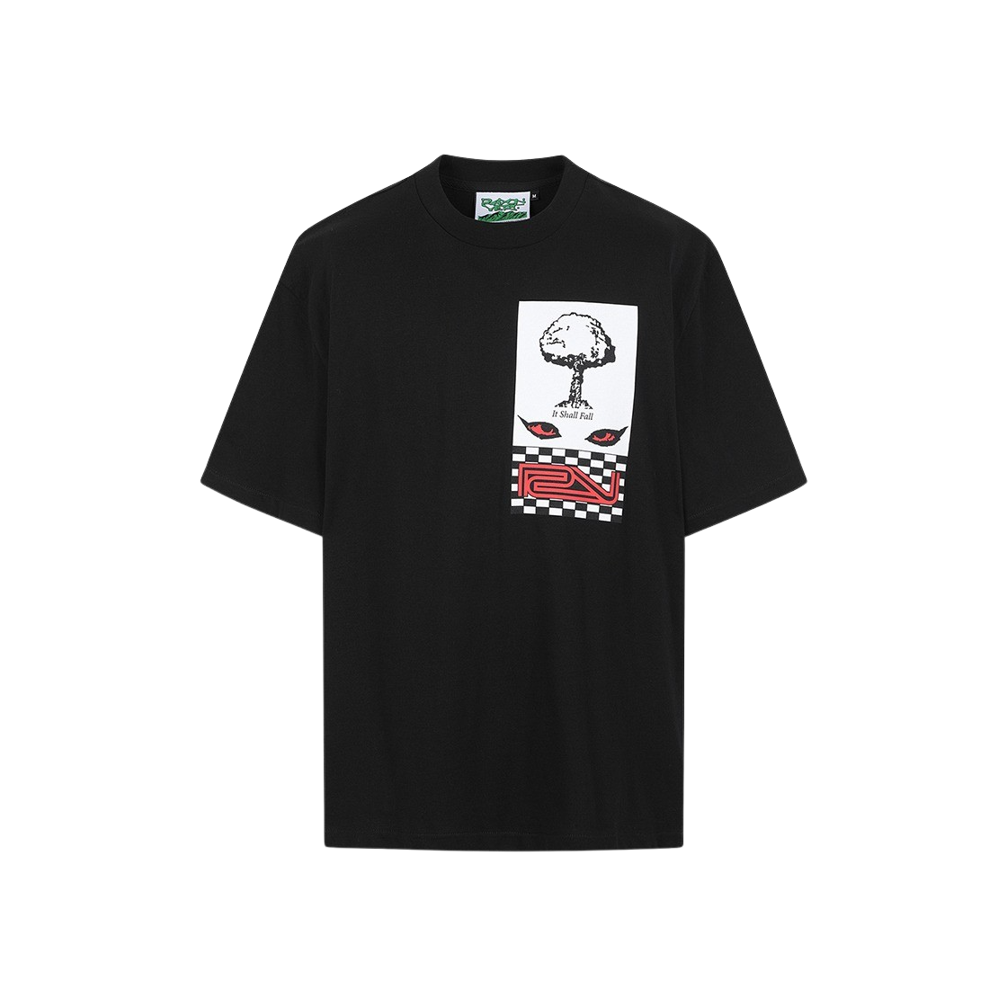 레이온 버트 곤드와나 티셔츠 골고타 블랙 - 24FW(Rayon Vert Gondwana T-Shirt Golgotha Black - 24FW)