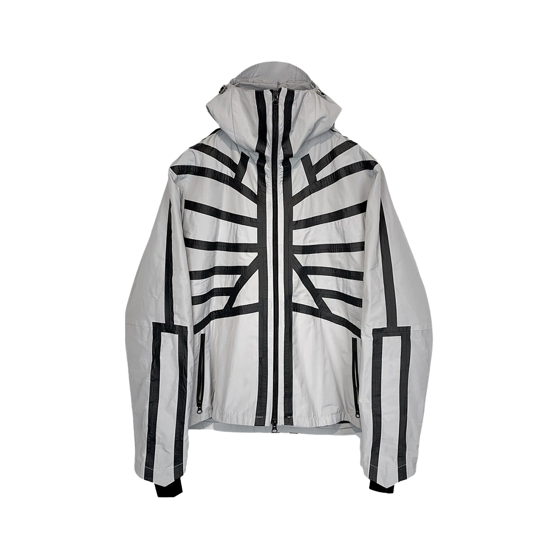 써저리 스켈레톤 씰 윈드브레이커 자켓 라이트 그레이(Surgery Skeleton Sealed Wind Breaker Jacket Light Grey)