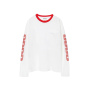 Birthdaysuit B Logo L/S T-Shirt White