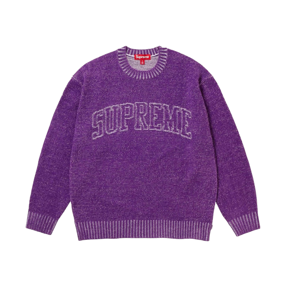 슈프림 콘트라스트 아크 스웨터 퍼플 - 24SS | Supreme | KREAM