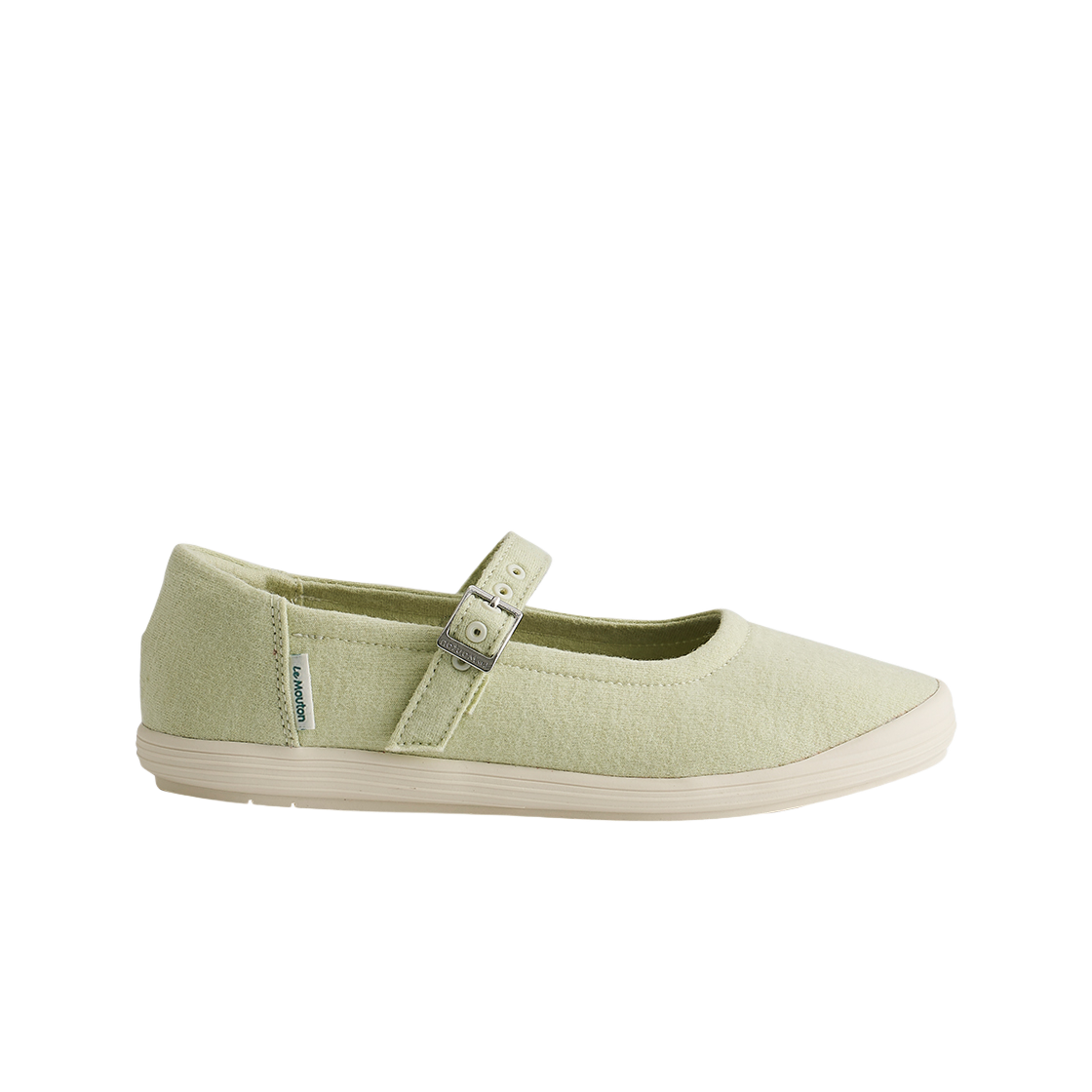 [6% 적립] 르무통 스위트 발편한 울 플랫 메리제인 슈즈 폼 그린([6% 적립] LeMouton Sweet Foam Green)