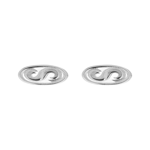 NO554S Sentiments No.554 Symbol Logo Earring 925Silver