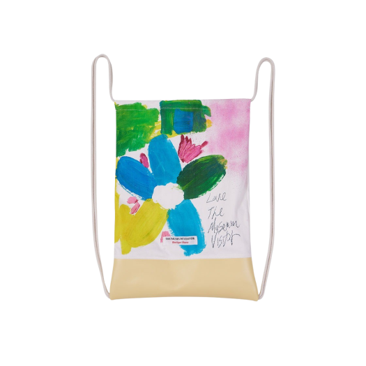 THE MUSEUM VISITOR】 PAINTING ART PRINTED DUST BAG 03 BLUE THE MUSEUM VISITOR】 PAINTING ART PRINTED DUST BAG 03 BLUE