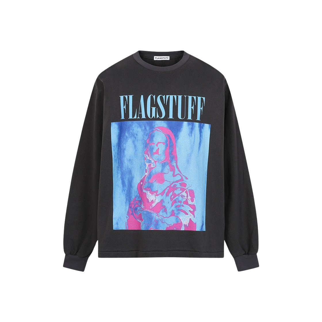 KM4BTSLFF11BK Flagstuff Mutt LS Tee Black