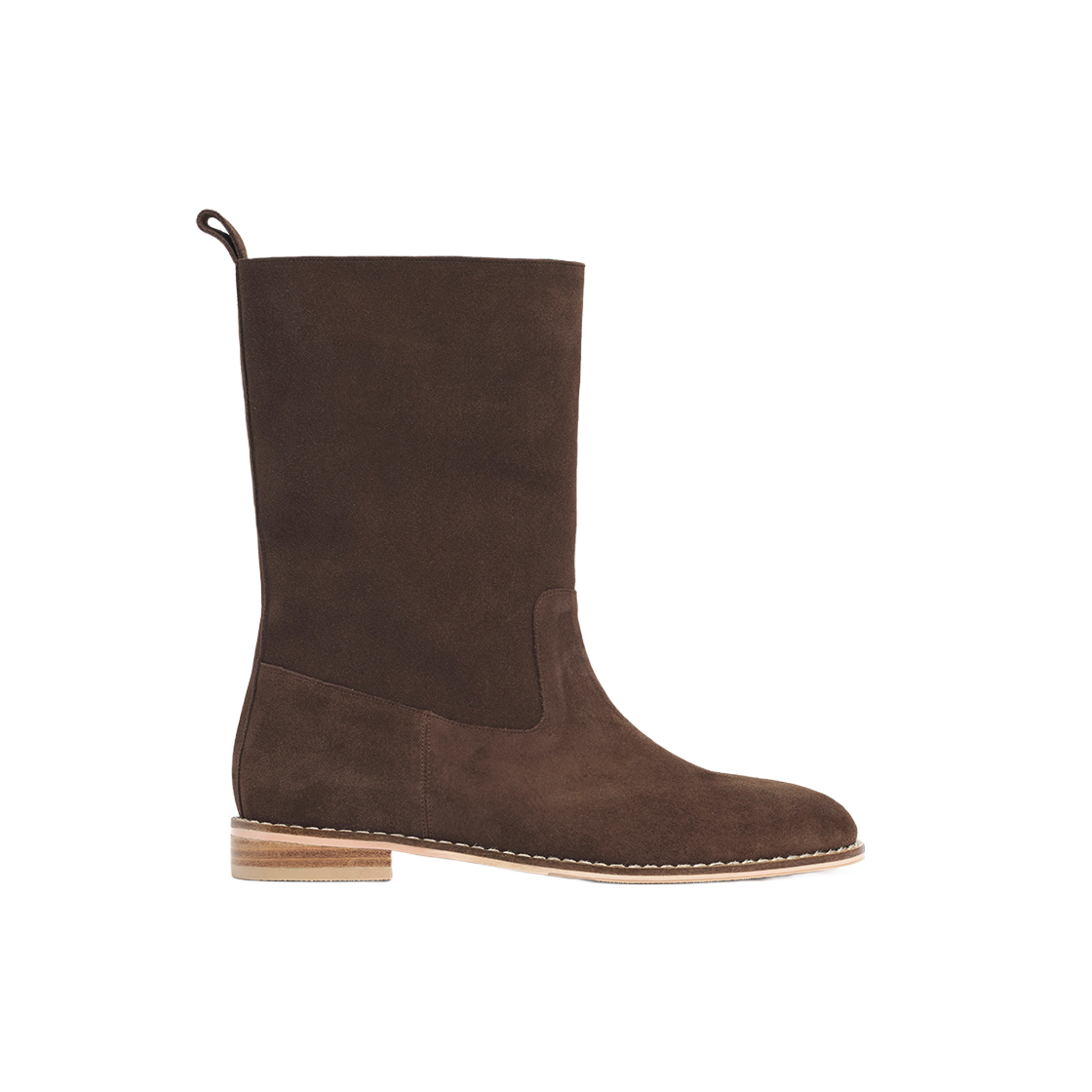 무드나잇 메이슨 하프부츠 다크브라운