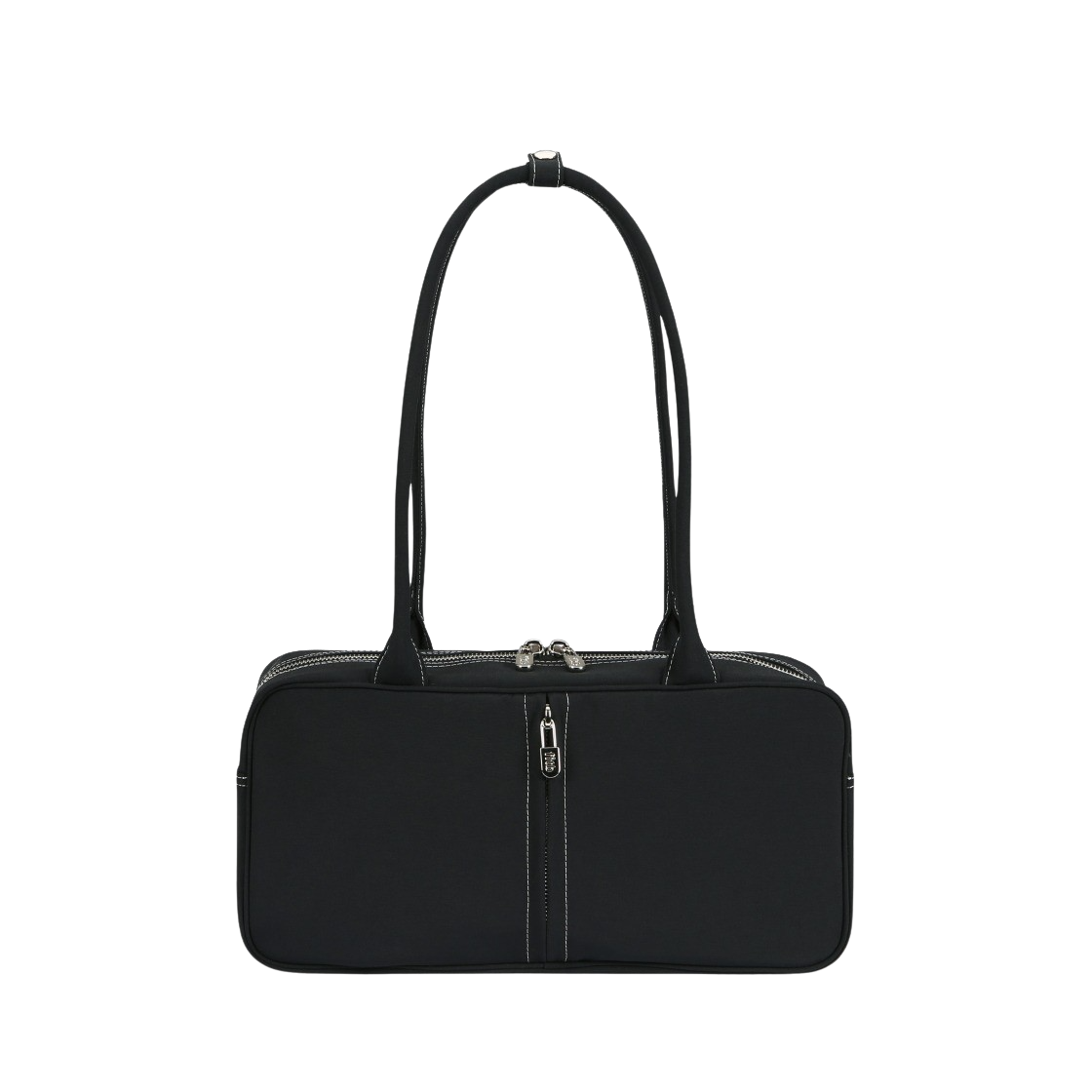 FITBS01178 Fillintheblank Safety Pin Square Bag Black - 대표 이미지 #1