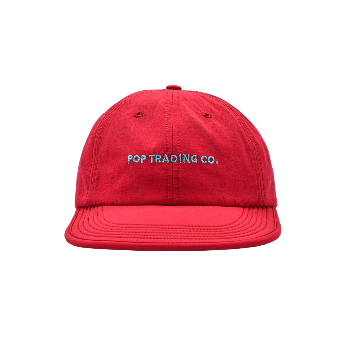 팝 트레이딩 컴퍼니 플렉스폼 식스패널 햇 리오 레드 피콕 그린(Pop Trading Company Flexfoam Sixpanel Hat Rio Red Peacock Green)