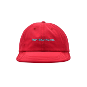 Pop Trading Company Flexfoam Sixpanel Hat Rio Red Peacock Green