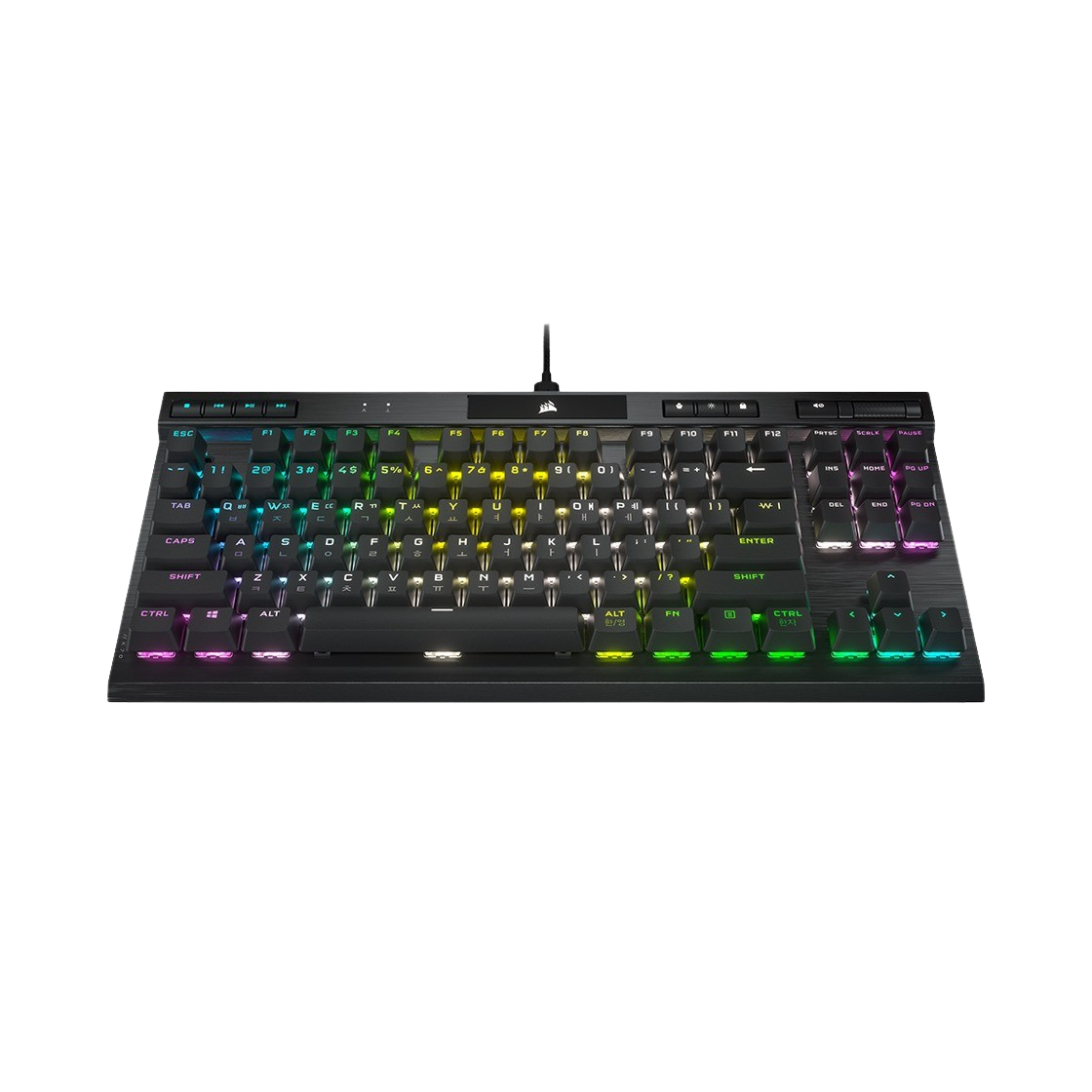커세어 K70 RGB OPX 텐키리스 광적축 게이밍 기계식 키보드(Corsair K70 RGB OPX Tenkeyless Gaming Mechanical Keyboard)