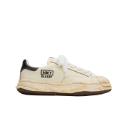 Maison Mihara Yasuhiro Blakey OG Sole Wrinkled Leather Low-top Sneakers White