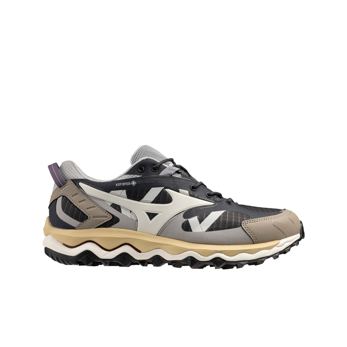 D1GA237308 Mizuno Wave Mujin TL GTX Ebony Pristine Vintage Khaki