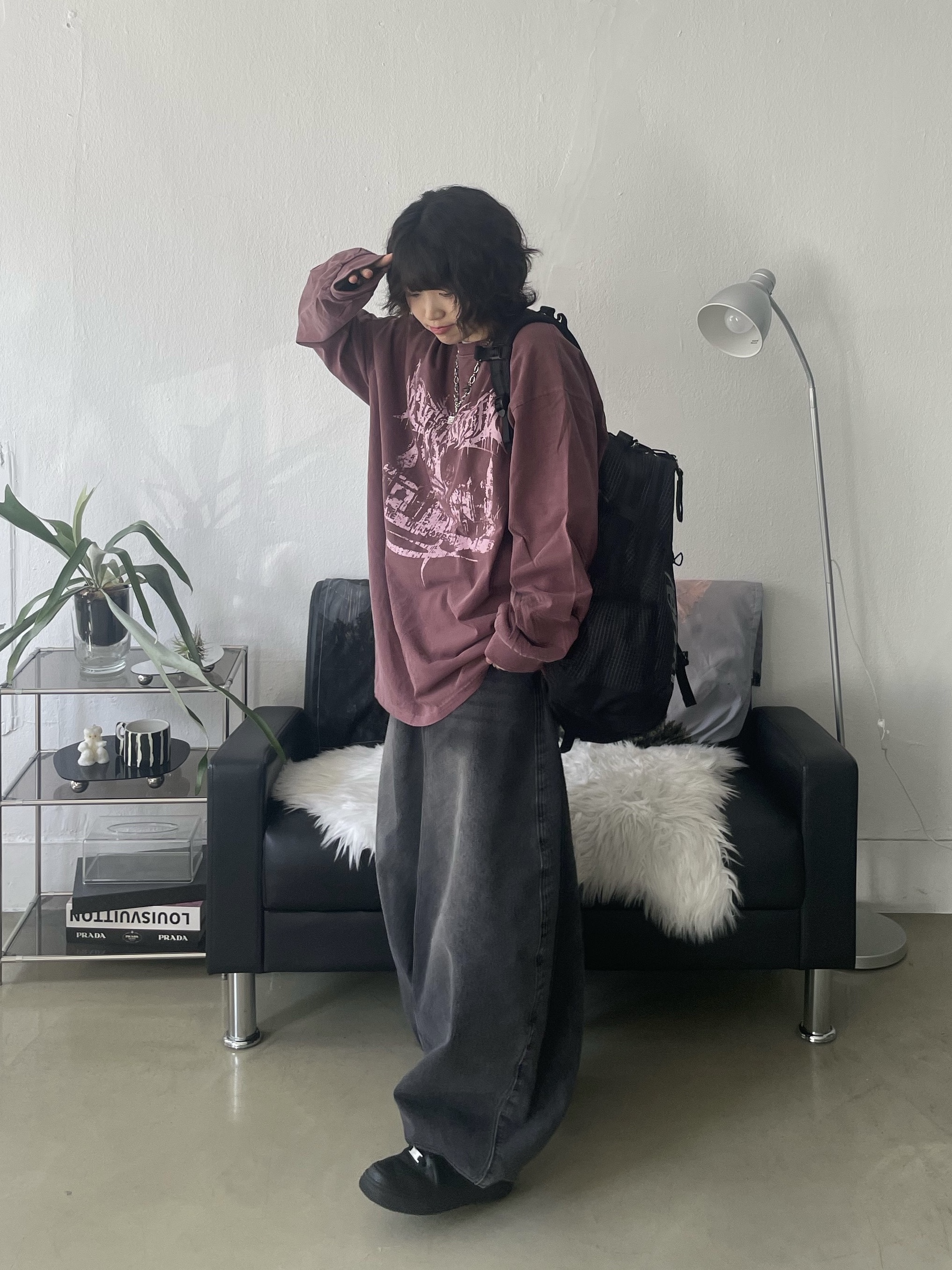(W) Nike Air Force 1 '07 Low Triple Black, Supreme Backpack Black - 24SS 착용 스타일 - 1