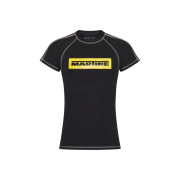 Martine Rose Raglan Shrunken T-shirt Black Pirelli - 24FW